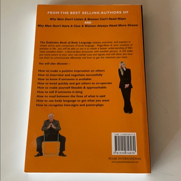 The Definitive Book of Body Language by Pease - Picture 2 of 5